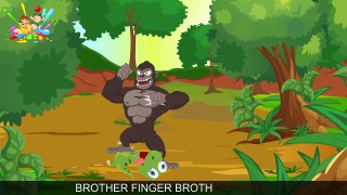 Crazy Dinosaur Vs Gorilla Finger Family | Dinosaur Vs King Kong | The Finger Family Songs