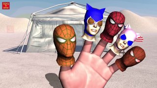VENOM VS SPIDER MAN SUPERHERO BATTLE Finger Family | 1 HOUR | 3D Nursery Rhymes