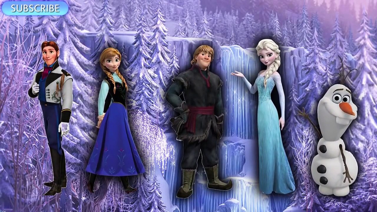 DADDY FINGER SONG FROZEN ELSA ANNA PRINCE HANS OLAF KRISTOFF