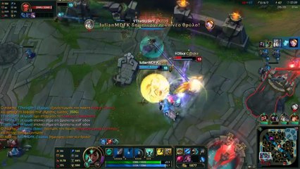 Karma Supporting A Titan Galio On His Pentakill - by LulianMDFK