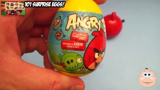 Angry Birds Party! Opening and Unboxing a Collection of Angry Birds Surprise Eggs!