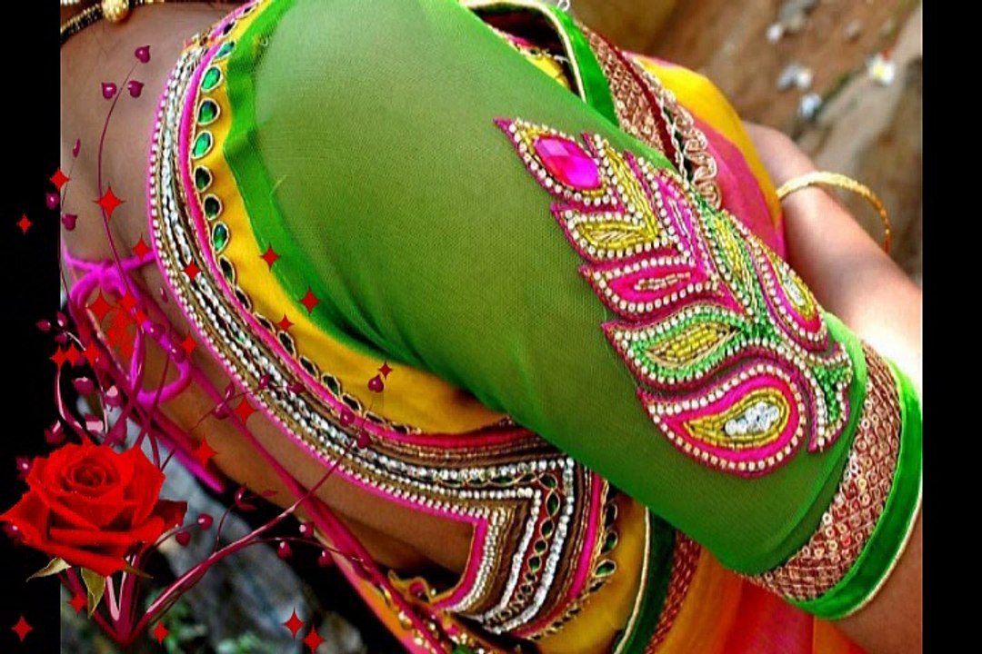 Indian Wedding Blouse Design Ideas For Silk Saree Images Photos Pictures Wallpapers Collection, Designer Wedding Blouse Ideas #3