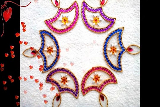 New Kundan Floor Rangoli Design Ideas Images Collection, Kundan Floor Rangoli HD Wallpaper Images Photos Pictures Latest Collection #1