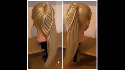 Side-WaterFall-PonyTail--Hair-Tutorial--HairGlamour