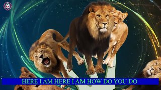 Lion Finger Family Rhymes ll Animated Nursery Rhymes For Children
