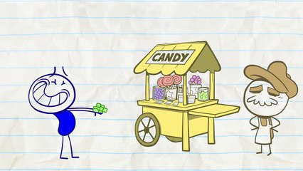 Pencilmate Discovers a Terrible Secret! in EASTER EGG SCAPADE Pencilmation Cartoons for Ki