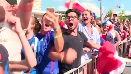 France Fans React to World Cup 2018 Win | France v Croatia (4-2)
