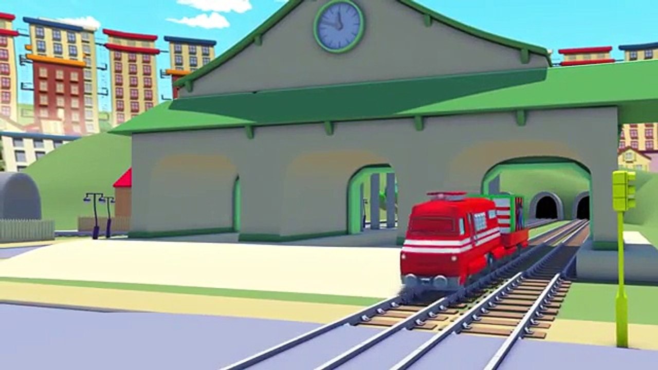 Troy the Train and the Garbage Truck in Car City | Trains & Trucks cartoons for kids