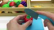 Learn Names of Fruit and Vegetables Velcro Cutting Toys Education Videos for Children Lear