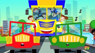 The Wheels On The Police Car Go Round And Round | Kids Songs | Car Rhymes | Kids Tv