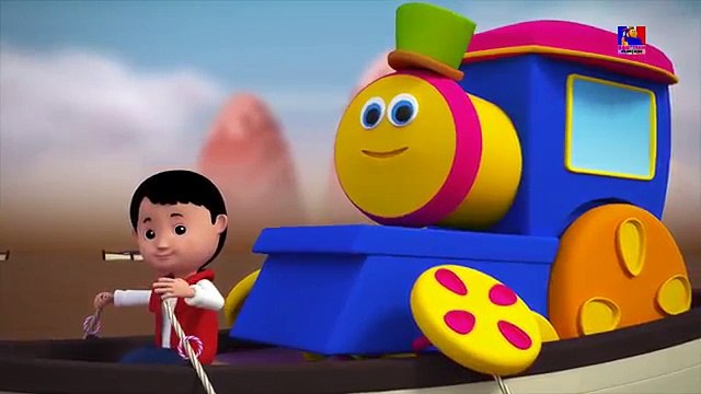 bob le train | rangée rangée rangée votre bateau | Rhymes For Kids| Row Row Row Your Boat
