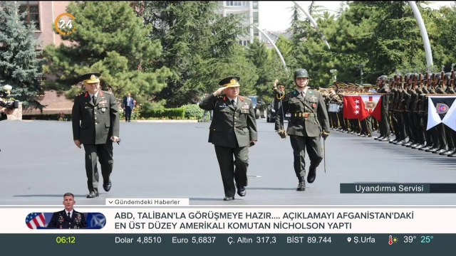 Hulusi Akar son defa üniforma giydi, Genel Kurmay Başkanlığını