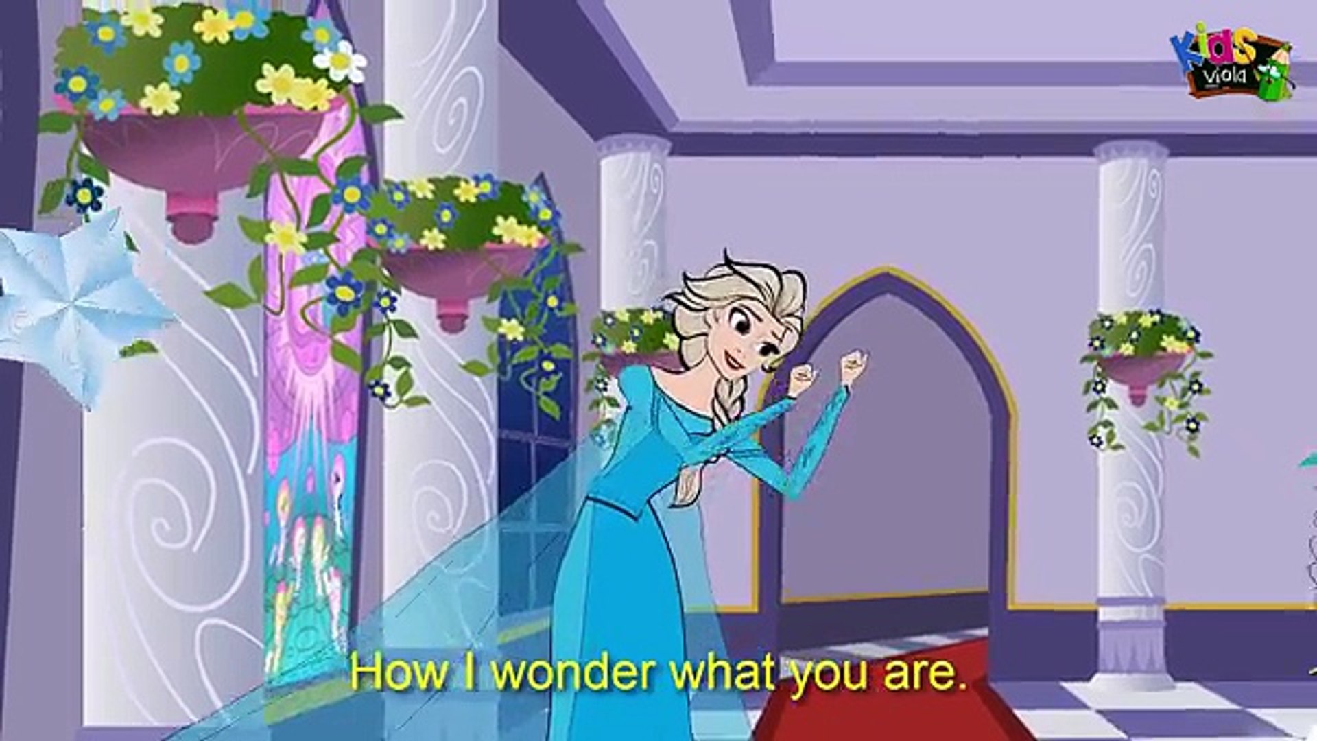 Frozen Twinkle Twinkle Little Star Lyrics With Song English Nursery Rhymes With Karaoke Lyrics Hd Video Dailymotion