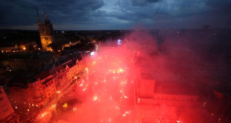 Dünya Kupasında İkinci Olan Hırvatistan, Şampiyon Gibi Karşılandı