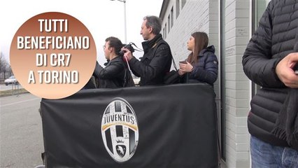 Cristiano a Torino: un'intera città ne beneficia, ecco come
