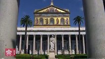 Se inauguró en la Basílica de San Pablo Extramuros una nueva  presentación del área arqueológica en el Huerto de la Abadía.