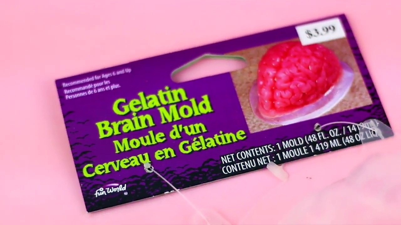 HOW TO MAKE A GIANT GUMMY BRAIN ♥ DIY Halloween Candy!