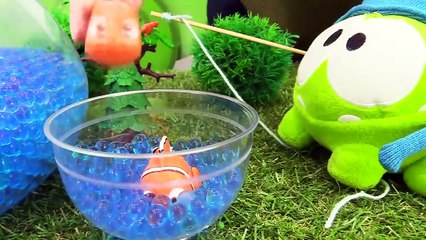 FISHING for NEMO! Om Nom ORBEEZ Ball Pool Toy story for kids. Toys Video for children. Kid