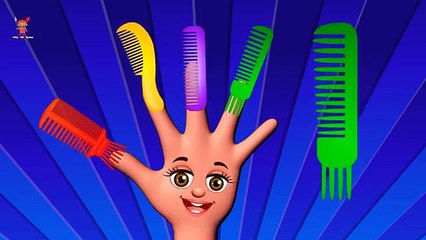 Finger Family Song with Comb | Nursery Rhymes Songs | Rhymes for Kids