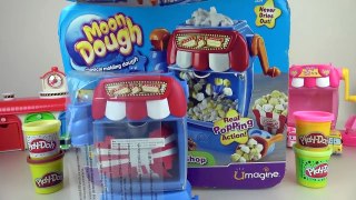 Baby doll and play doh Popcorn maker toys