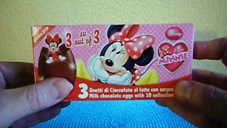 6 Surprise Eggs Minnie Mouse Fashion 3 D Collection Unboxing Toys new Huevos Sorpresa