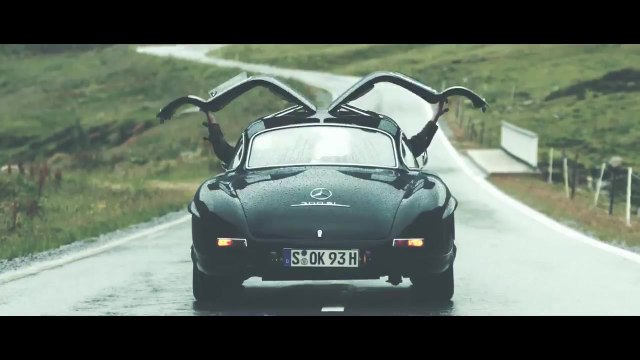 Magnus Walker in Mercedes-Benz 300 SL Gullwing at Silvretta Classic Rally Monta