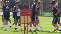 El primer entrenamiento del Real Madrid de Lopetegui