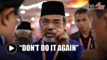 Khairy's decision to stay put ruffles Tajuddin's feathers