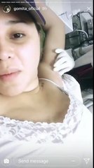 Gomita se inyecta botox en la axila para no sudar