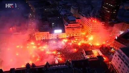 Despite Defeated in the Final Welcome of the Croatian Team like Heroes