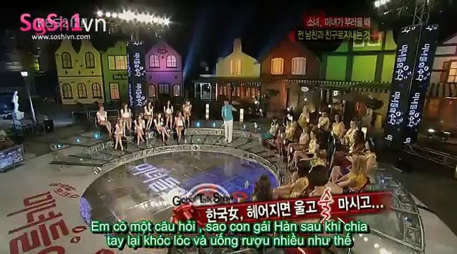 Vietsub | SNSD Show 2009 | Chitchat of Beautiful Ladies - Global Talk Show (6/6) | 2009.08.10