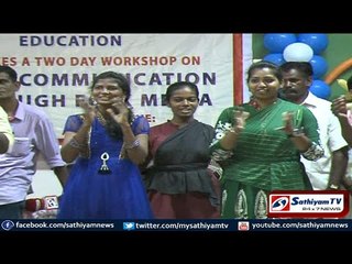 Many participated actively in conference and camp in Loyola College.