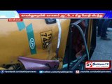 Police vehicle over crossed a signal: Share auto driver injured: Chennai.