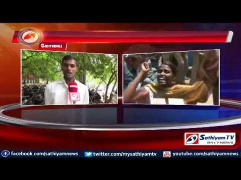 Coimbatore: Police threatens students for conducting Anti liquor protest