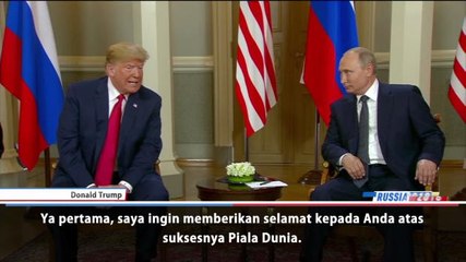 Trump Berikan Selamat Atas Kesuksesan Piala Dunia Kepada Putin