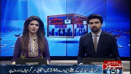 Electoral activities in the Lyari constituency NA-246