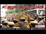 BJP protest against Chennai Corporation: Many including Tamil Isaie arrested