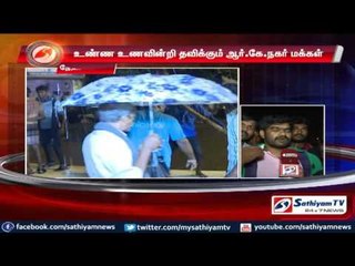 உண்ண உணவின்றி தவிக்கும் ஆர்.கே.நகர் மக்கள் : அதிகாரிகள் அலட்சியம் காட்டுவதாக மக்கள் குற்றச்சாட்டு