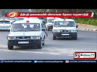 Need interrogation headed by judge in Chembarambakkam lake issue says Karunanidhi