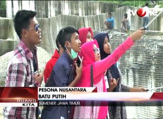 Pesona Wisata Batu Kapur Putih di Sumenep