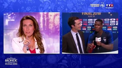 Paul Pogba confond Anne-Claire Coudray avec Anne-Sophie Lapix