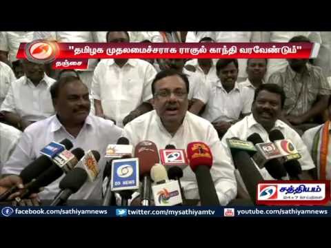 Rahul Gandhi should become Tamil Nadu CM says EVKS Elangovan