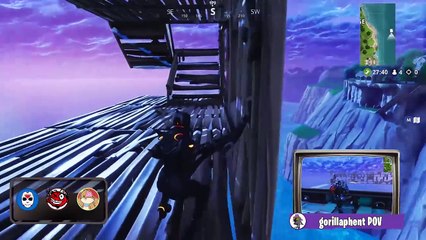 FORTNITE BR - OUR FIRST PLAYGROUND MINI GAME!!!! (Death Run)