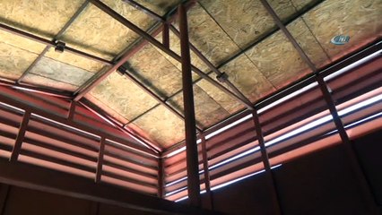 Yük asansörü 5 metre yükseklikten düştü: 1 yaralı