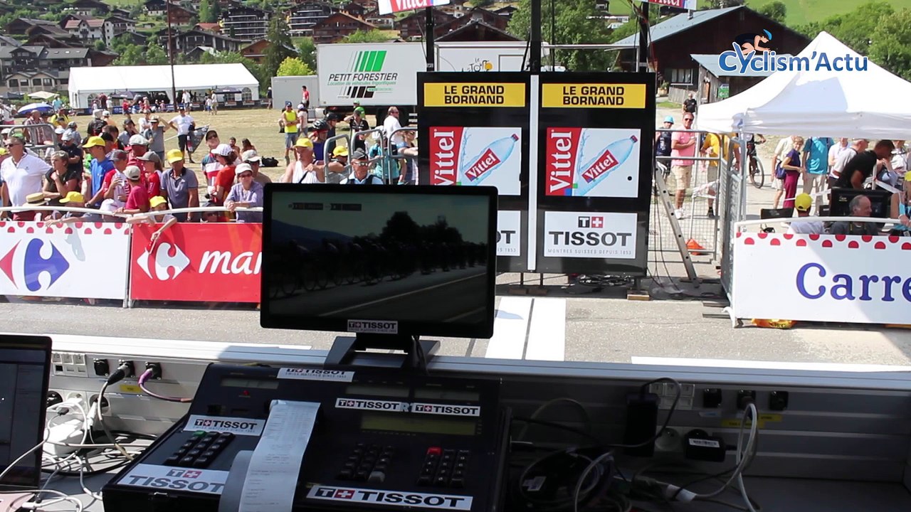 Tour de France 2018 - Francois Thiébaud le PDG de Tissot sur le Tour de France lors de la 10e étape Annecy - Le Grand Bornand