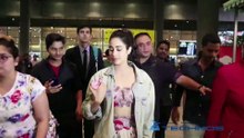 Jahnvi Kapoor & Ishan Khattar Arrive From Kolkota After The Promotion Of 'Dhadak'