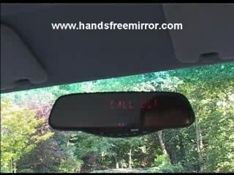Hands Free Bluetooth Rear View Mirror