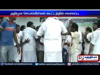 Minister Vijayabaskar opposed to speak