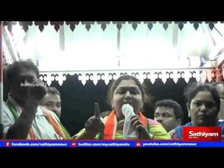 Kushboo promises harbor in kulachal constituency: Kanyakumari.