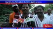 Acid thrown over congress candidate car: Ambathur. Chennai.